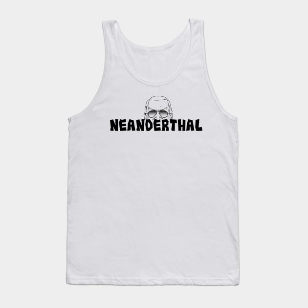 Neanderthal - Funny Biden Quote Tank Top by PEHardy Design